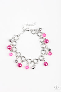 Fancy Fascination - Pink Paparazzi Bracelet