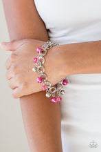 Load image into Gallery viewer, Fancy Fascination - Pink Paparazzi Bracelet
