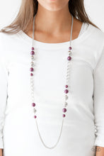 Load image into Gallery viewer, Uptown Talker - Purple - Necklace
