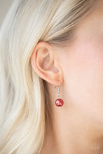 Load image into Gallery viewer, Fiercely Fancy - Red - Necklace
