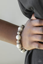 Load image into Gallery viewer, Ruling Class Radiance - White Paparazzi Bracelet - #2214
