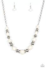 Load image into Gallery viewer, The Ruling Class - White Paparazzi  Necklace
