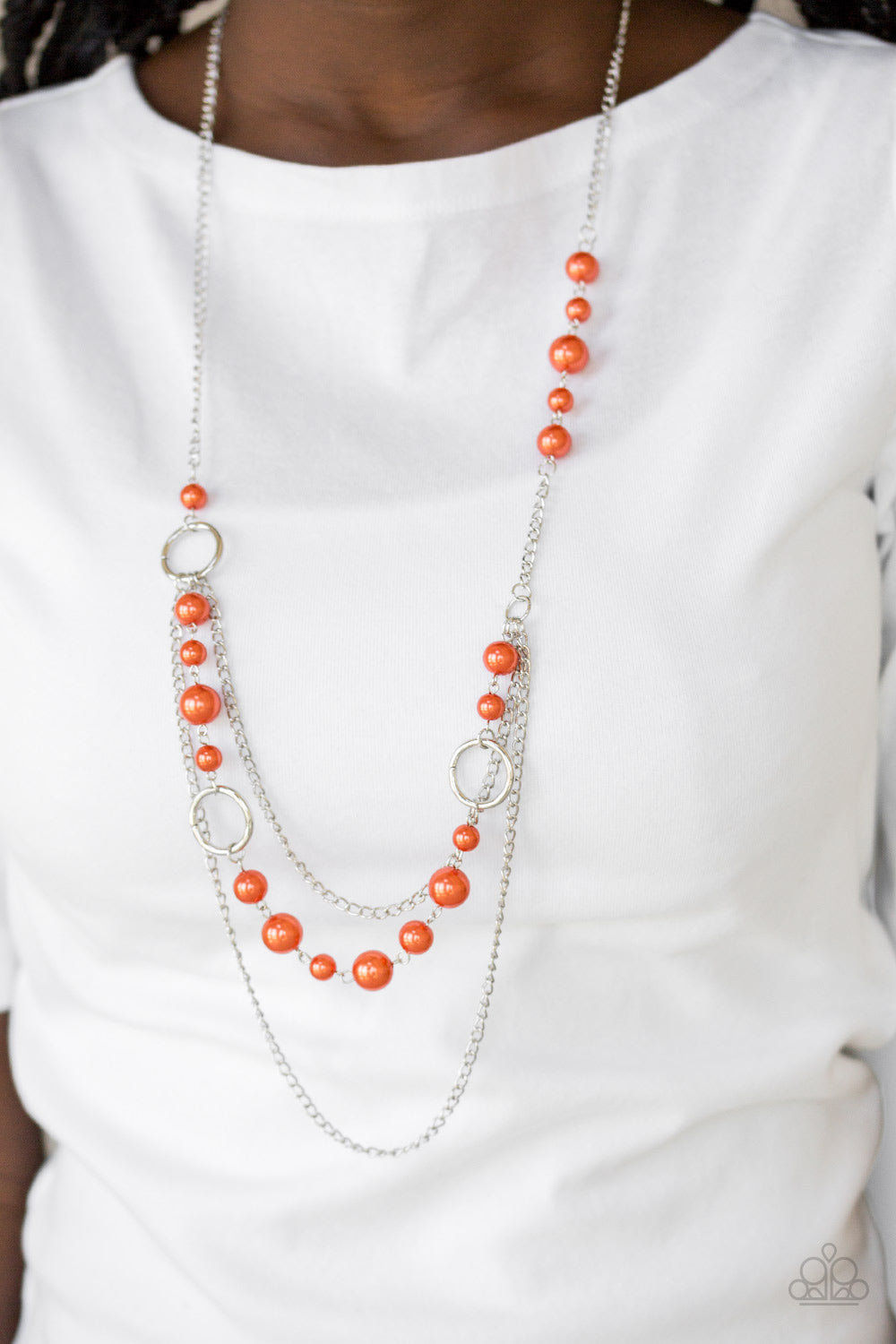 Party Dress Princess - Orange - Necklace