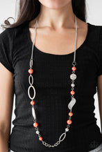 Load image into Gallery viewer, All About Me - Orange Paparazzi Necklace
