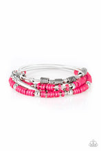 Load image into Gallery viewer, Tribal Spunk - Pink Paparazzi Bracelet - #2463
