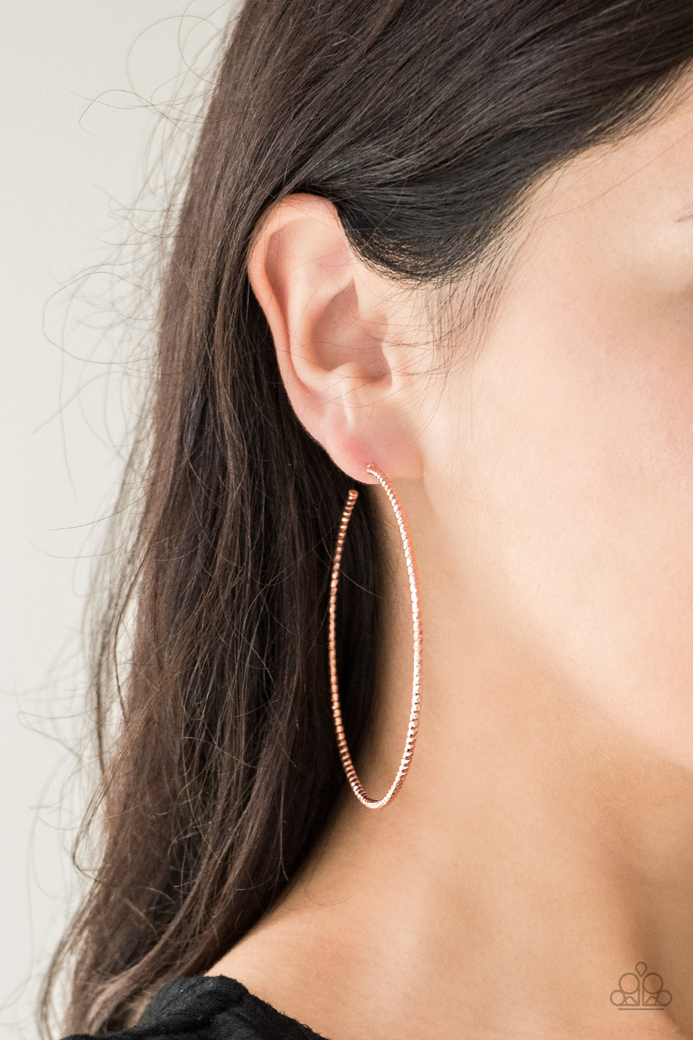 Hooked On Hoops - Copper - Earrings