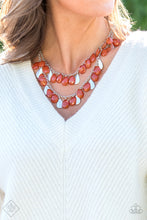 Load image into Gallery viewer, Life of the FIESTA - Orange - Necklace
