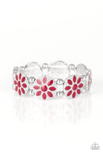 Load image into Gallery viewer, Dancing Dahlias - Red Paparazzi Bracelet
