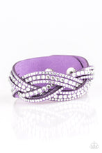Load image into Gallery viewer, Bring On The Bling - Purple - Bracelet
