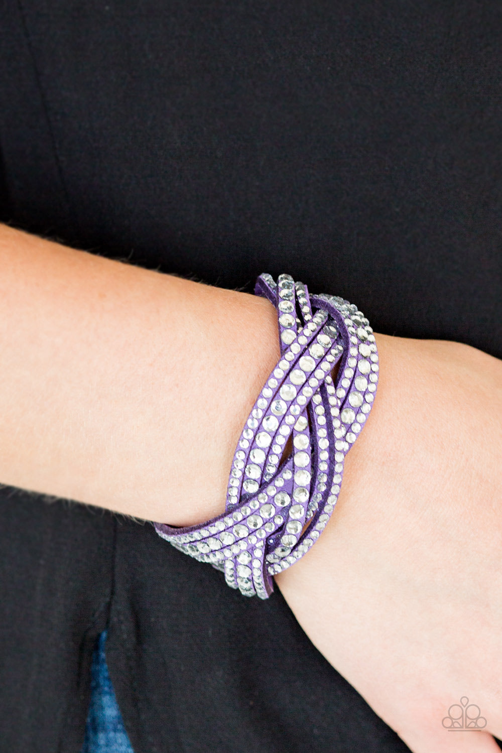 Bring On The Bling - Purple - Bracelet