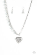 Load image into Gallery viewer, Forever In My Heart - Silver Paparazzi Necklace
