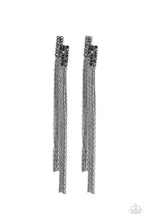 Load image into Gallery viewer, Radio Waves - Black - Earrings
