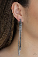 Load image into Gallery viewer, Radio Waves - Black - Earrings
