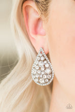 Load image into Gallery viewer, REIGN-Storm - White - Earrings
