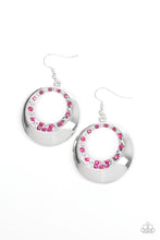 Load image into Gallery viewer, Ringed In Refinement - Pink Paparazzi Earrings
