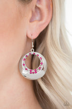 Load image into Gallery viewer, Ringed In Refinement - Pink Paparazzi Earrings
