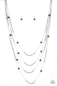 Open For Opulence - Brown - Necklace