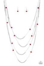 Load image into Gallery viewer, Open For Opulence - Red - Necklace
