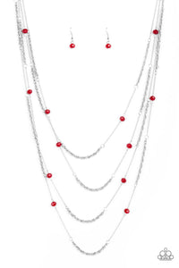 Open For Opulence - Red - Necklace