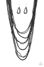 Load image into Gallery viewer, Totally Tonga - Black - Necklace
