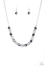 Load image into Gallery viewer, Metro Majestic - Blue Paparazzi Necklace
