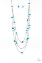 Load image into Gallery viewer, Brilliant Bliss - Blue - Necklace
