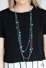 Load image into Gallery viewer, Brilliant Bliss - Blue - Necklace

