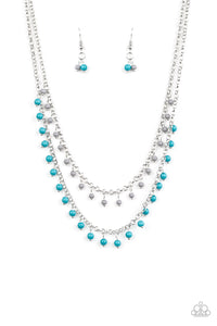 Dainty Distraction - Blue - Necklace