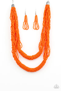 Right As RAINFOREST - Orange - Necklace