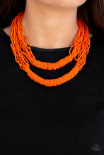 Load image into Gallery viewer, Right As RAINFOREST - Orange - Necklace
