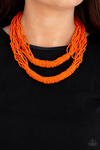 Right As RAINFOREST - Orange - Necklace