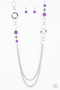 Modern Motley - Purple - Necklace