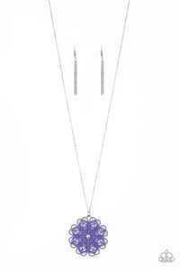 Spin Your PINWHEELS - Purple - necklace