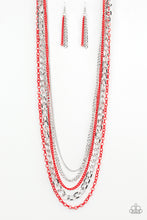 Load image into Gallery viewer, Industrial Vibrance - Red - Necklace
