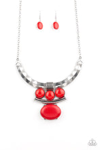 Load image into Gallery viewer, Commander In CHIEFETTE - Red - Necklace
