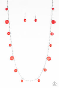 GLOW-Rider - Red - Necklace