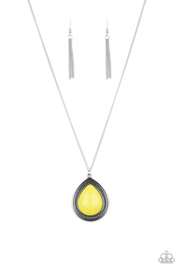 Chroma Courageous - Yellow - Necklace