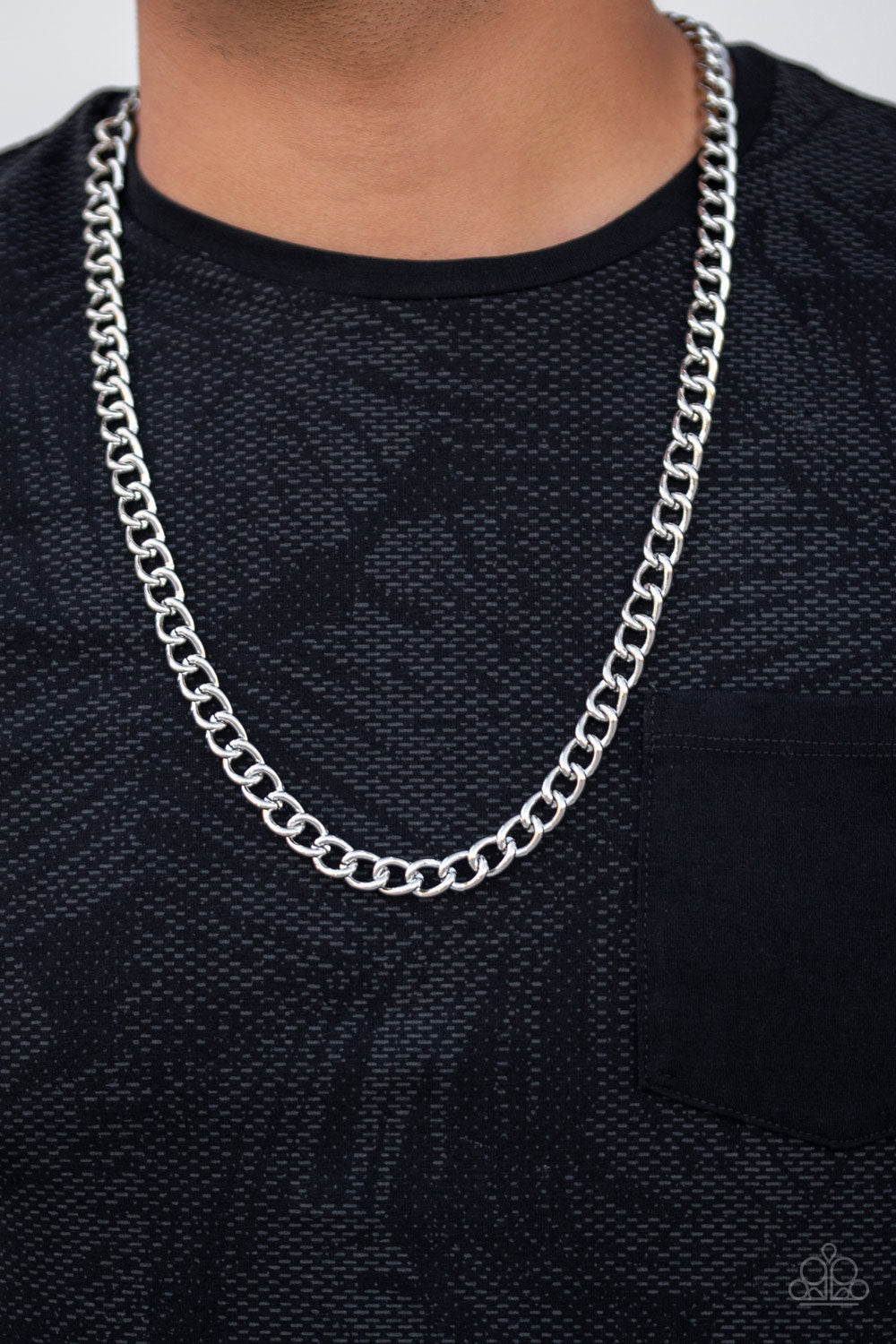 Full Court - Silver - Necklace