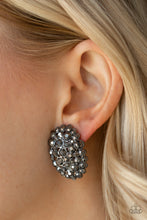 Load image into Gallery viewer, Daring Dazzle - Black - Paparazzi Earrings
