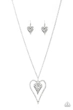 Load image into Gallery viewer, Hardened Hearts - Silver - Necklace
