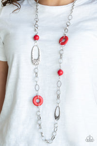 Artisan Artifact - Red Necklace