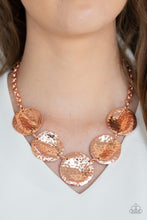 Load image into Gallery viewer, First Impressions - Copper Paparazzi Necklace
