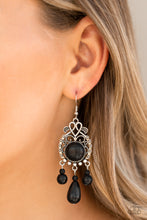 Load image into Gallery viewer, Stone Bliss - Black - Earrings
