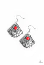 Load image into Gallery viewer, Mountain Mesa - Red - Earrings
