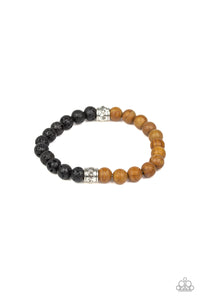 Tuned In - Brown Paparazzi Lave Bracelet