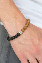 Load image into Gallery viewer, Tuned In - Brown Paparazzi Lave Bracelet
