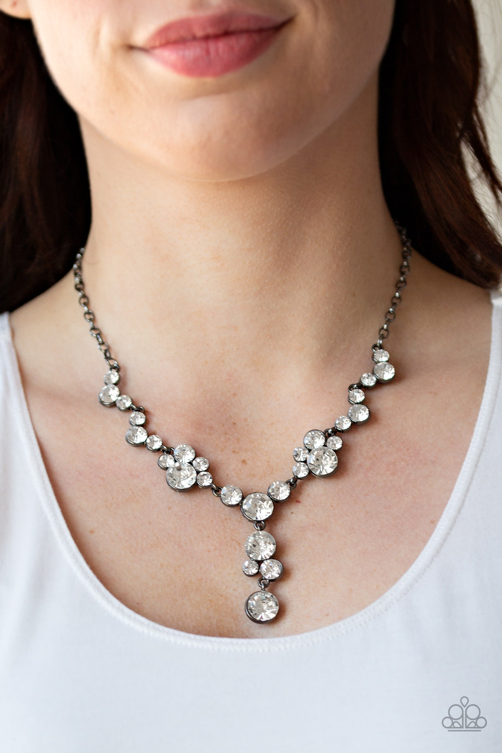 Inner Light - Black Paparazzi Necklace