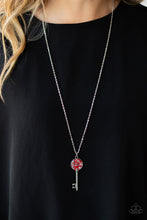 Load image into Gallery viewer, Key Keepsake - Red - Necklace
