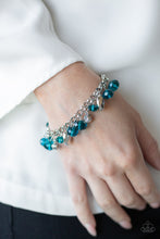 Load image into Gallery viewer, Dazing Dazzle - Blue Paparazzi Bracelet
