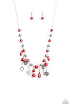 Load image into Gallery viewer, Renaissance Romance - Red Paparazzi Necklace
